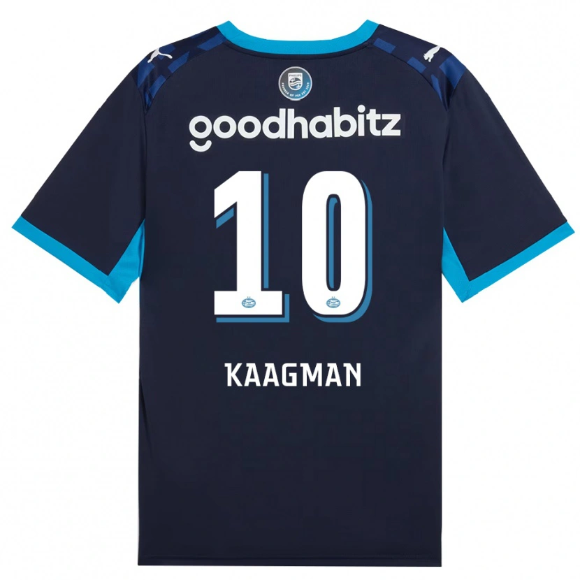 Danxen Kinderen Inessa Kaagman #10 Hemelsblauw Koninklijkblauw Thuisshirt Derde Tenue 2026/27 T-Shirt