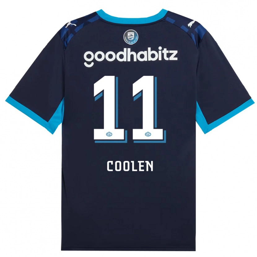 Danxen Kinderen Nadia Coolen #11 Hemelsblauw Koninklijkblauw Thuisshirt Derde Tenue 2026/27 T-Shirt