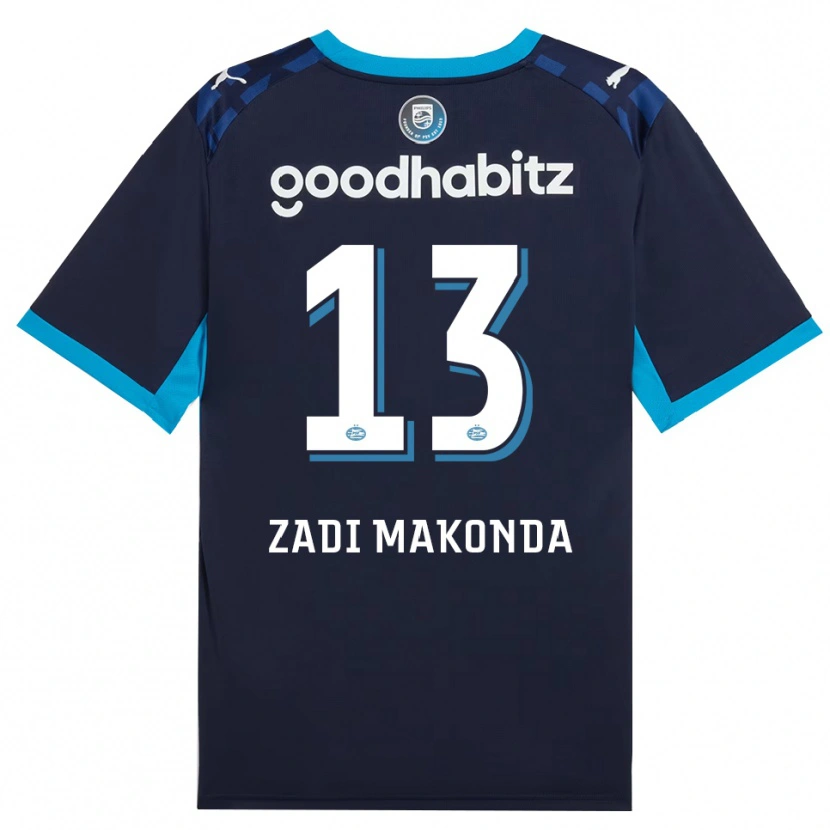 Danxen Kinderen David Zadi Makonda #13 Hemelsblauw Koninklijkblauw Thuisshirt Derde Tenue 2026/27 T-Shirt