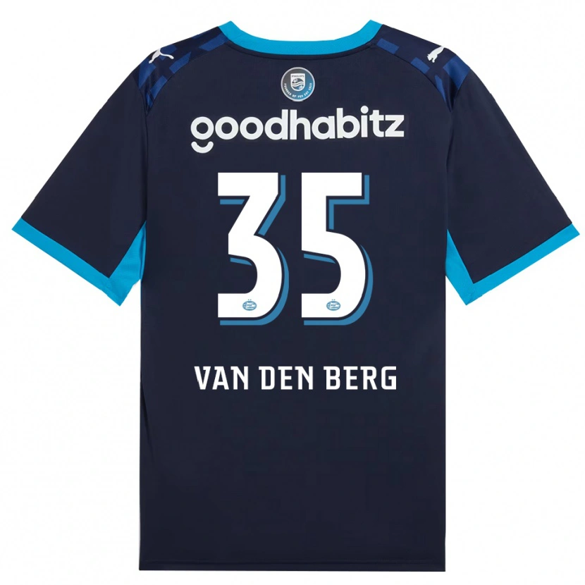Danxen Kinderen Joël Van Den Berg #35 Hemelsblauw Koninklijkblauw Thuisshirt Derde Tenue 2026/27 T-Shirt