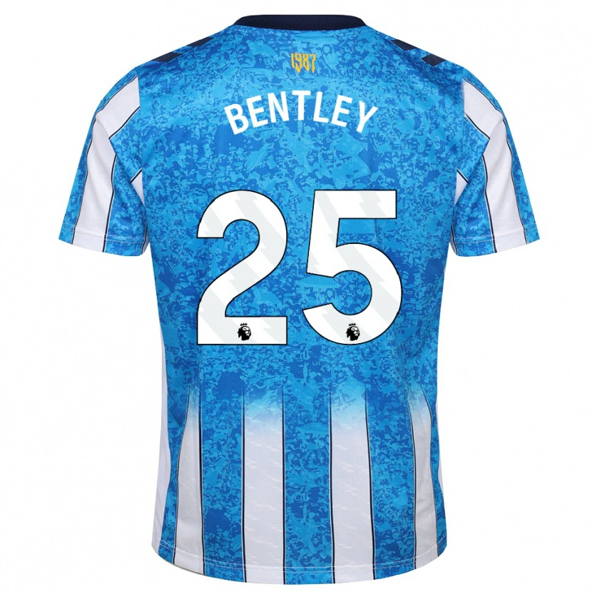 Danxen Kinderen Daniel Bentley #25 Wit Blauw Oranje Thuisshirt Thuistenue 2026/27 T-Shirt