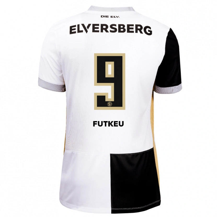 Danxen Kinderen Noel Futkeu #9 Zwart Wit Bruin Thuisshirt Thuistenue 2026/27 T-Shirt