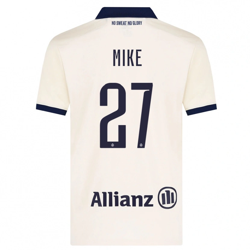Danxen Kinderen Wisdom Mike #27 Beige Zwart Uitshirt Uittenue 2026/27 T-Shirt
