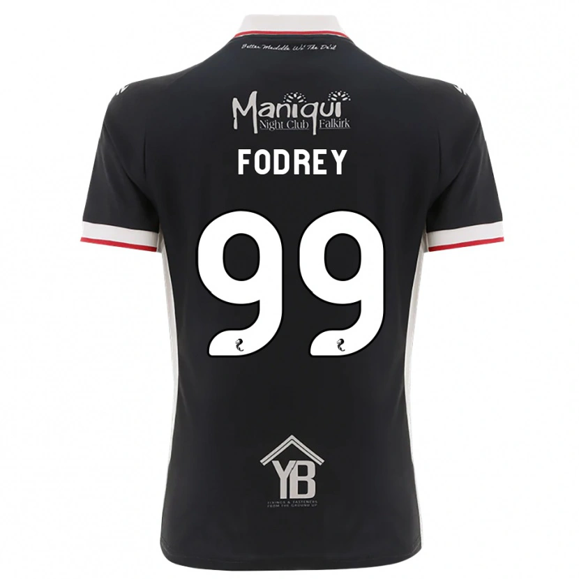 Danxen Heren Cj Fodrey #99 Zwart Wit Rood Thuisshirt Thuistenue 2026/27 T-Shirt