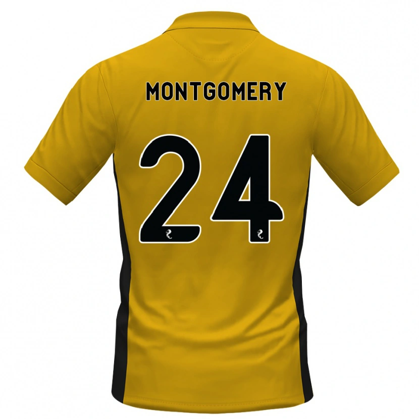 Danxen Heren Adam Montgomery #24 Oranje Zwart Thuisshirt Thuistenue 2026/27 T-Shirt