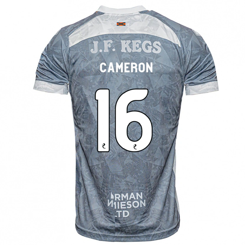 Danxen Heren Lyall Cameron #16 Lichtleigrijs Uitshirt Uittenue 2026/27 T-Shirt