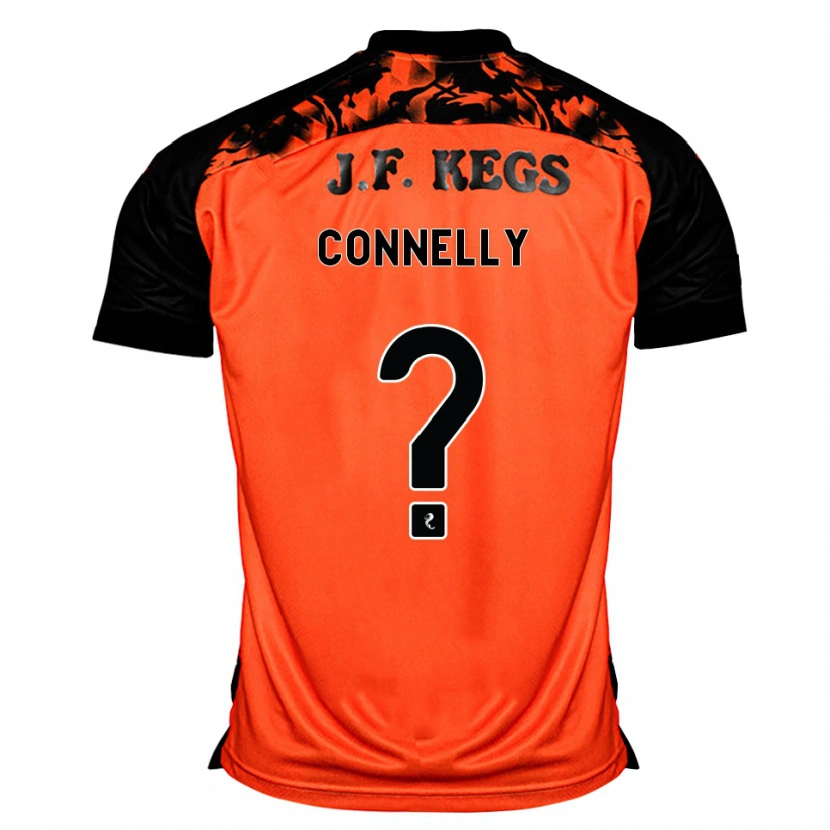 Danxen Heren David Connelly #0 Oranje Zwart Wit Thuisshirt Thuistenue 2026/27 T-Shirt
