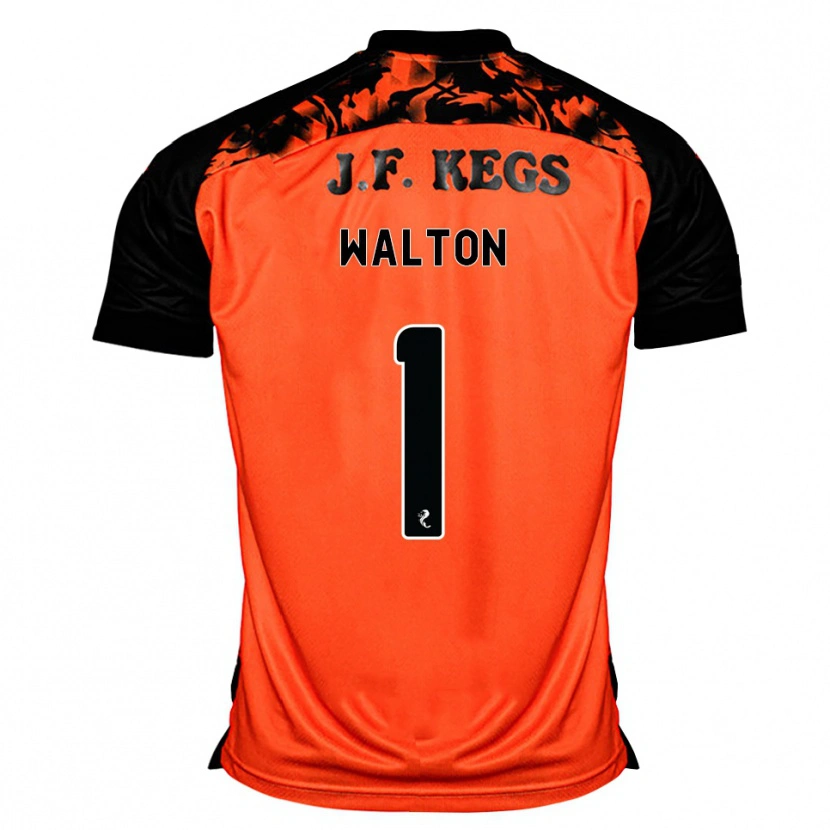 Danxen Heren Jack Walton #1 Oranje Zwart Wit Thuisshirt Thuistenue 2026/27 T-Shirt