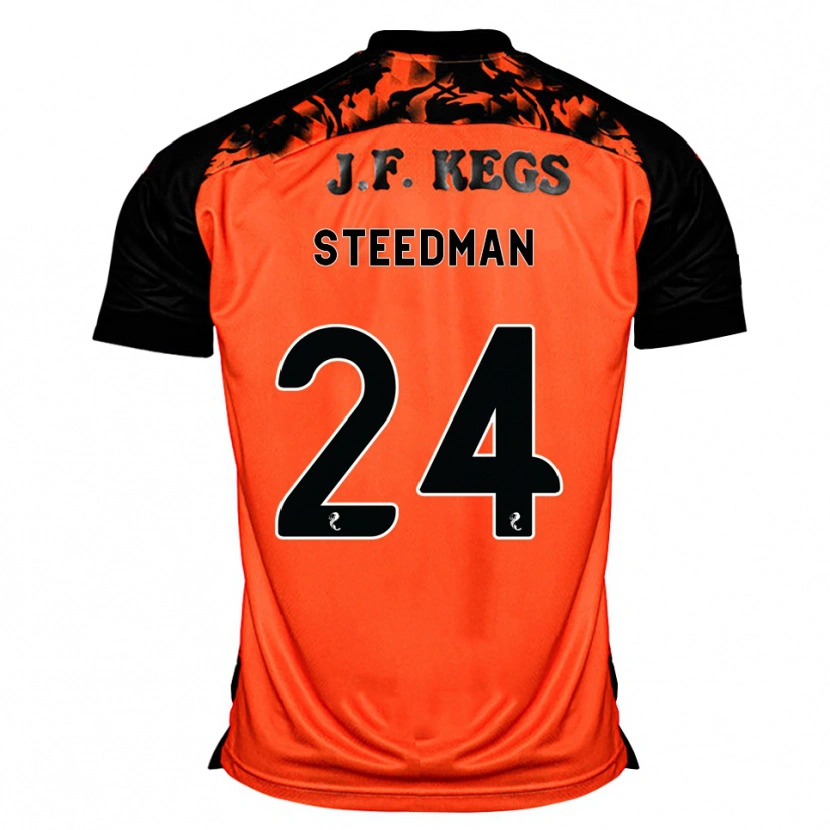 Danxen Heren Laura Steedman #24 Oranje Zwart Wit Thuisshirt Thuistenue 2026/27 T-Shirt