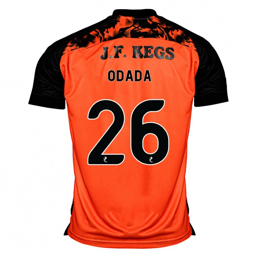Danxen Heren Richard Odada #26 Oranje Zwart Wit Thuisshirt Thuistenue 2026/27 T-Shirt