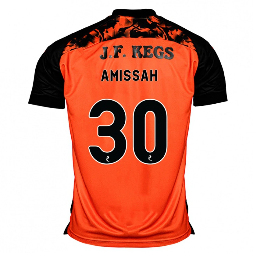 Danxen Heren Jordan Amissah #30 Oranje Zwart Wit Thuisshirt Thuistenue 2026/27 T-Shirt