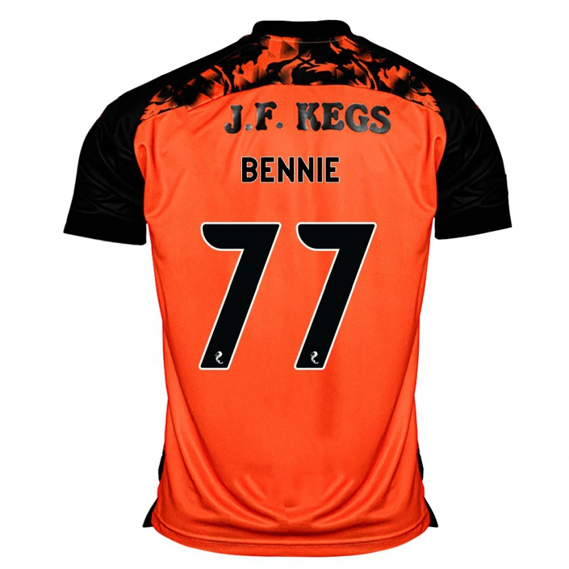 Danxen Heren Daniel Bennie #77 Oranje Zwart Wit Thuisshirt Thuistenue 2026/27 T-Shirt