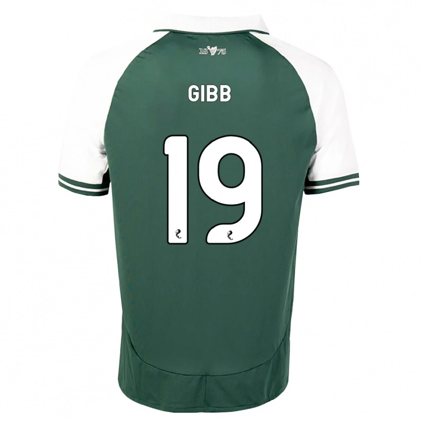 Danxen Heren Caley Gibb #19 Zeegroen Wit Thuisshirt Thuistenue 2026/27 T-Shirt