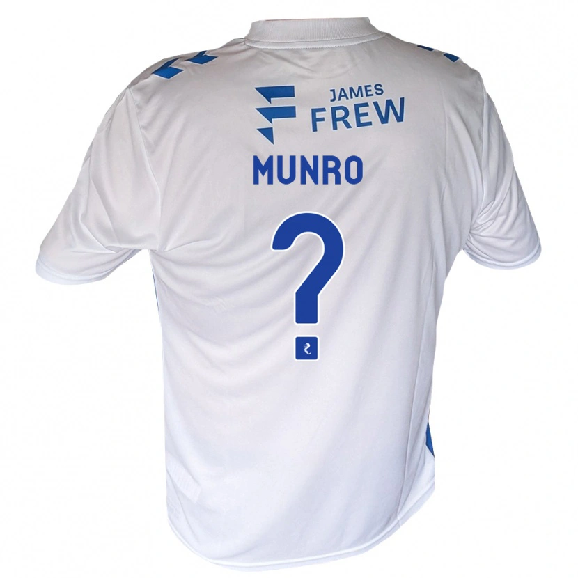 Danxen Heren Kirsty Munro #0 Koningsblauw Wit Thuisshirt Thuistenue 2026/27 T-Shirt