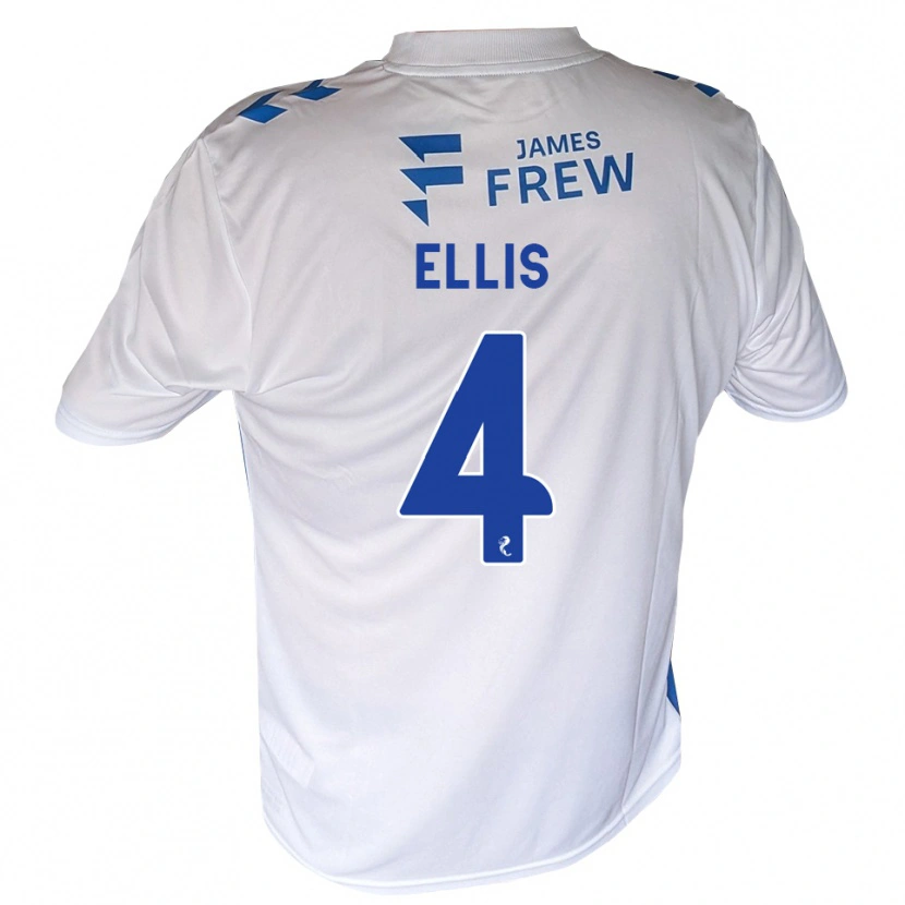 Danxen Heren Ruari Ellis #4 Koningsblauw Wit Thuisshirt Thuistenue 2026/27 T-Shirt