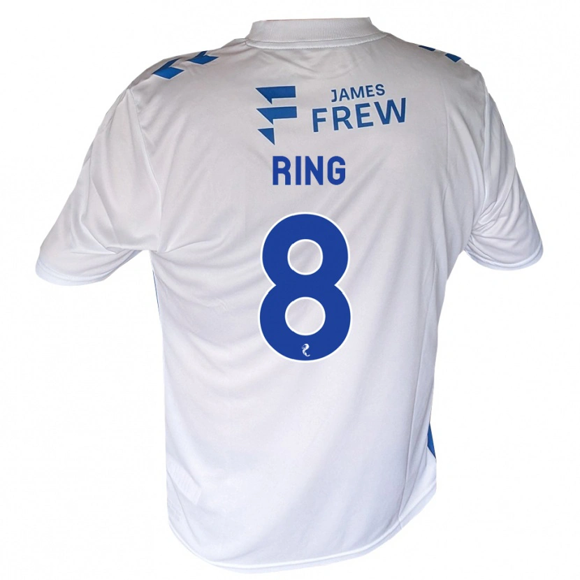 Danxen Heren Erik Ring #8 Koningsblauw Wit Thuisshirt Thuistenue 2026/27 T-Shirt