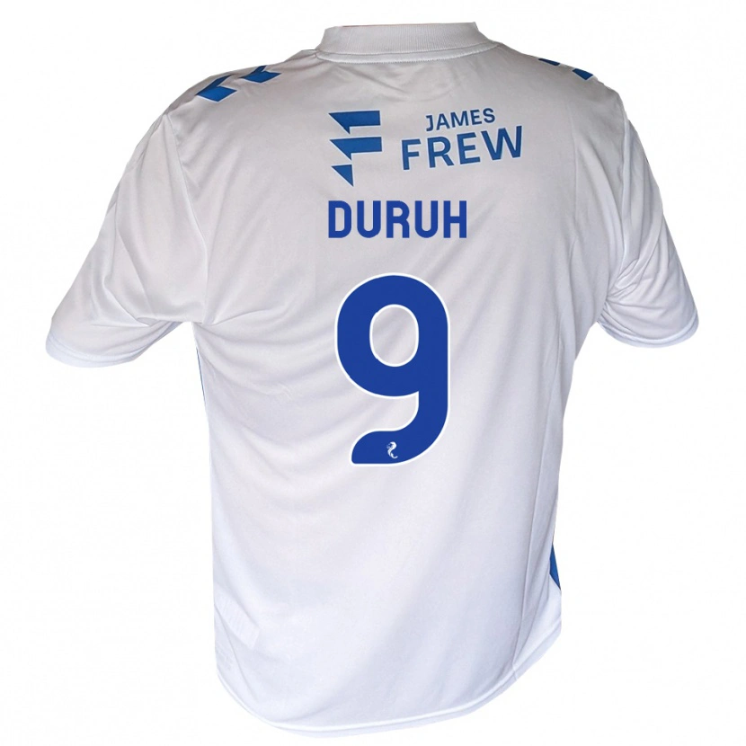 Danxen Heren Samuel Duruh #9 Koningsblauw Wit Thuisshirt Thuistenue 2026/27 T-Shirt