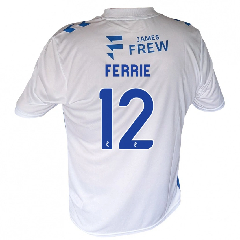 Danxen Heren Calum Ferrie #12 Koningsblauw Wit Thuisshirt Thuistenue 2026/27 T-Shirt