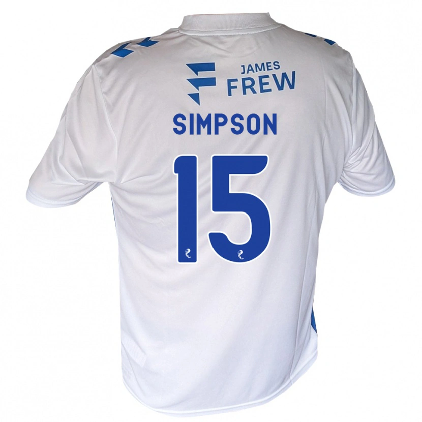 Danxen Heren Noah Simpson #15 Koningsblauw Wit Thuisshirt Thuistenue 2026/27 T-Shirt