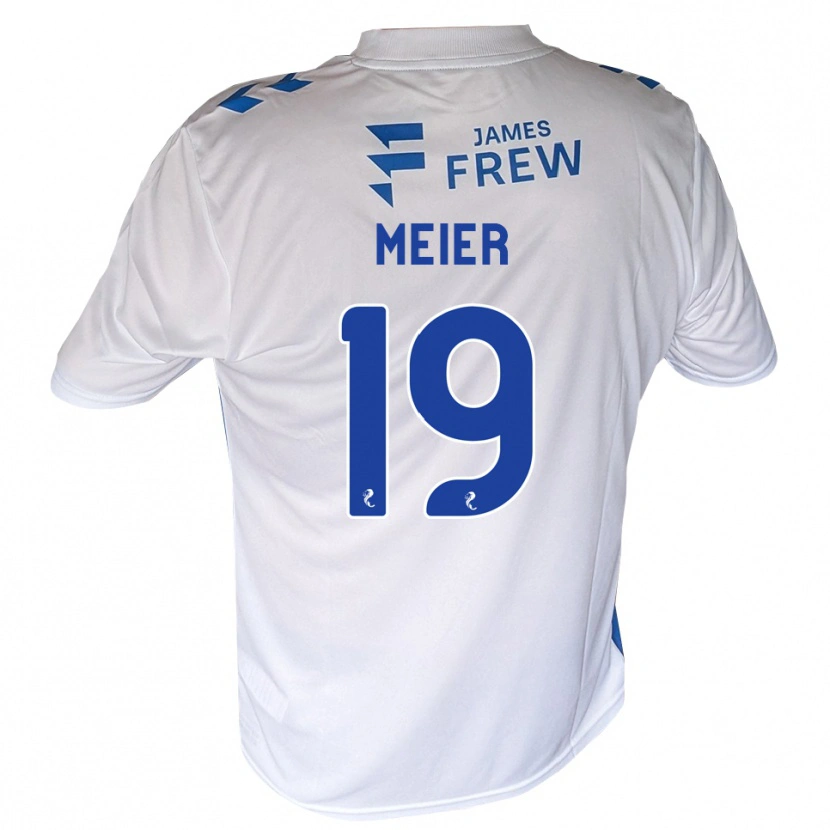 Danxen Heren Jonathan Meier #19 Koningsblauw Wit Thuisshirt Thuistenue 2026/27 T-Shirt