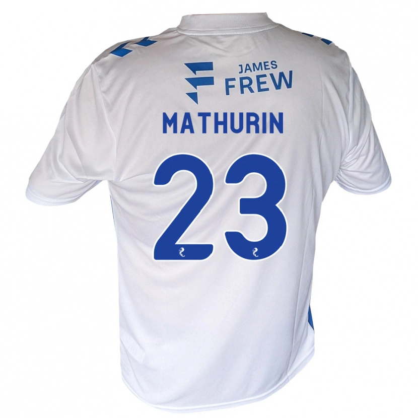 Danxen Heren Roshaun Mathurin #23 Koningsblauw Wit Thuisshirt Thuistenue 2026/27 T-Shirt