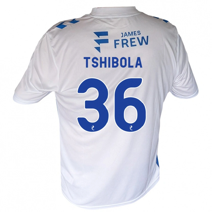 Danxen Heren Aaron Tshibola #36 Koningsblauw Wit Thuisshirt Thuistenue 2026/27 T-Shirt
