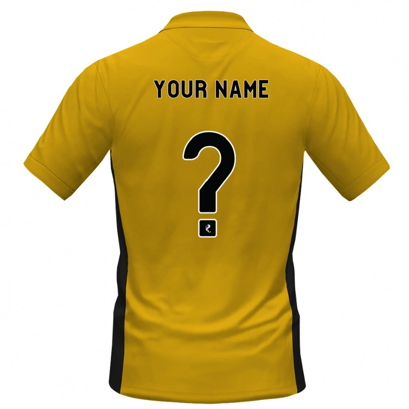 Danxen Heren Uw Naam #0 Oranje Zwart Thuisshirt Thuistenue 2026/27 T-Shirt