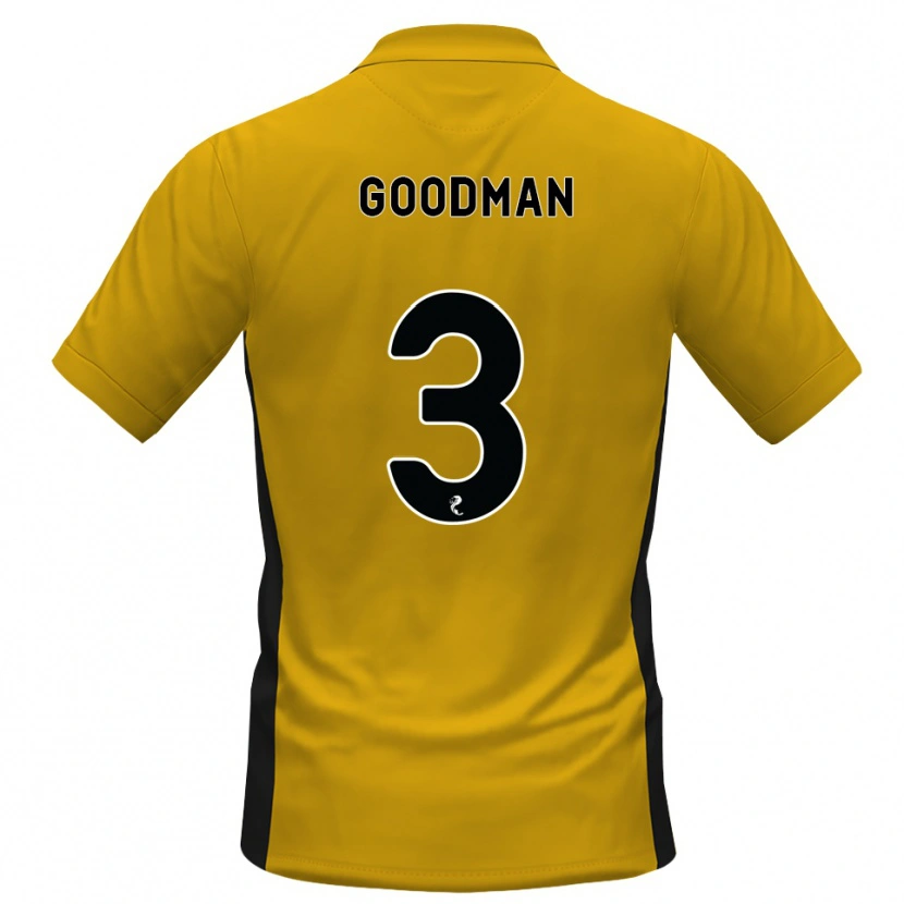 Danxen Heren Mya Goodman #3 Oranje Zwart Thuisshirt Thuistenue 2026/27 T-Shirt