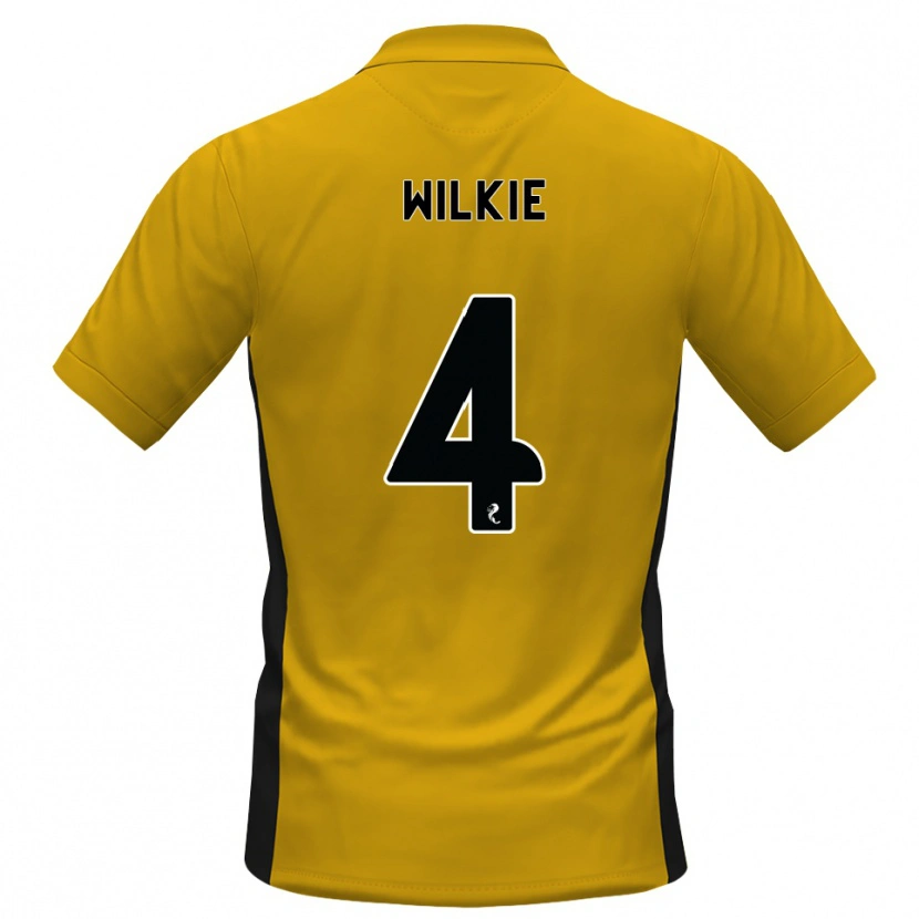 Danxen Heren Jack Wilkie #4 Oranje Zwart Thuisshirt Thuistenue 2026/27 T-Shirt