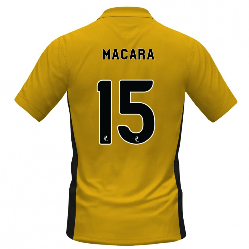 Danxen Heren Elise Macara #15 Oranje Zwart Thuisshirt Thuistenue 2026/27 T-Shirt