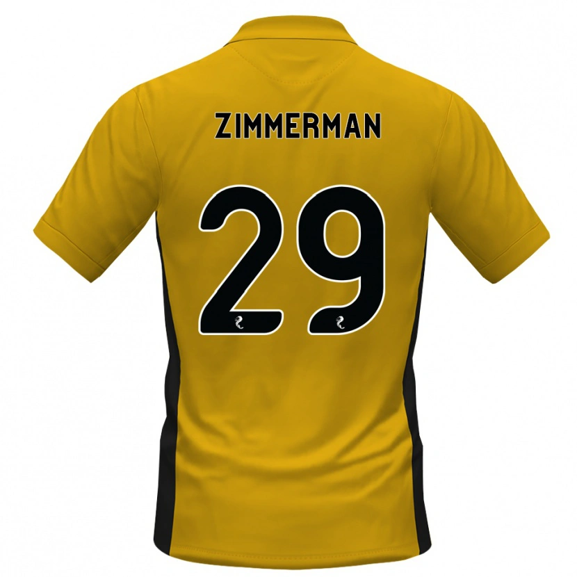 Danxen Heren Joshua Zimmerman #29 Oranje Zwart Thuisshirt Thuistenue 2026/27 T-Shirt