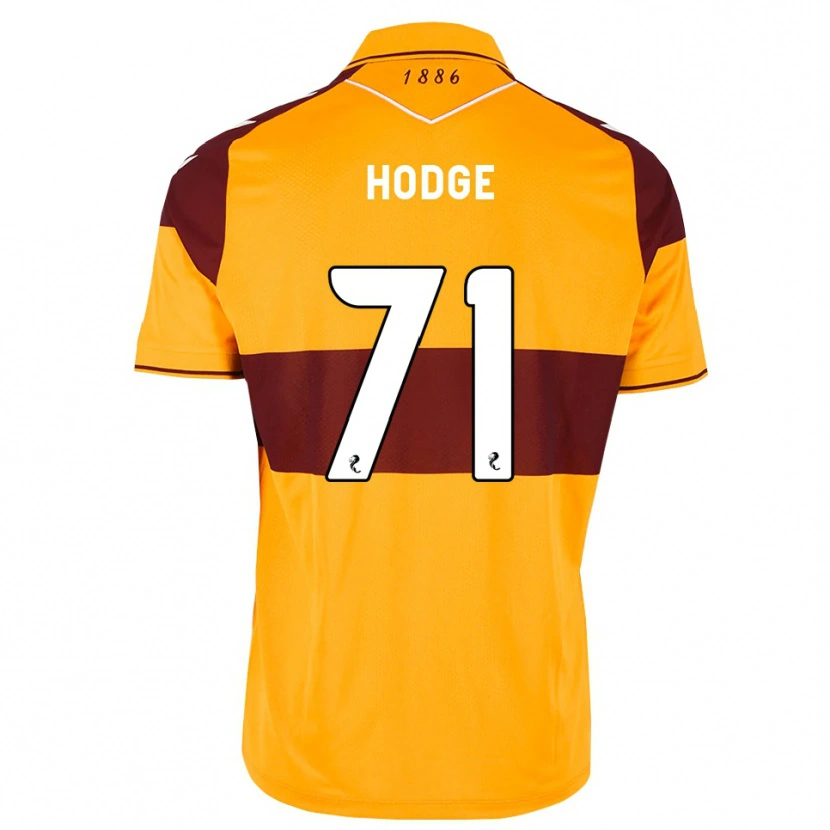 Danxen Heren Joe Hodge #71 Kastanjebruin Oranje Thuisshirt Thuistenue 2026/27 T-Shirt