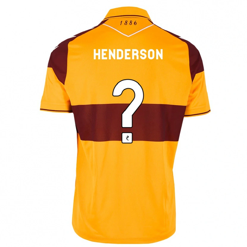 Danxen Heren Jude Henderson #0 Kastanjebruin Oranje Thuisshirt Thuistenue 2026/27 T-Shirt