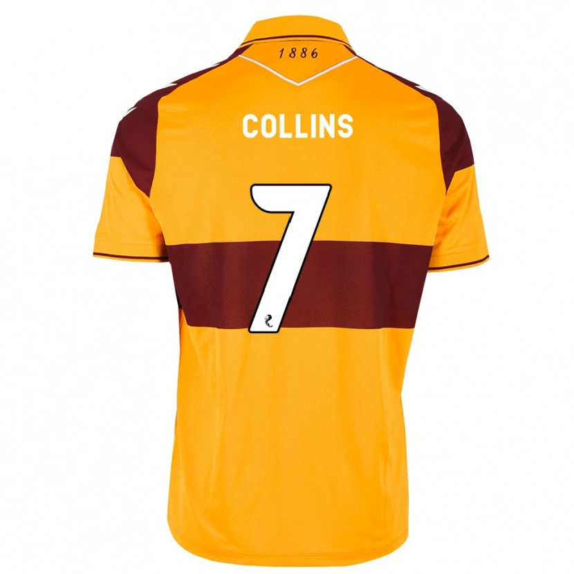 Danxen Heren Bailley Collins #7 Kastanjebruin Oranje Thuisshirt Thuistenue 2026/27 T-Shirt