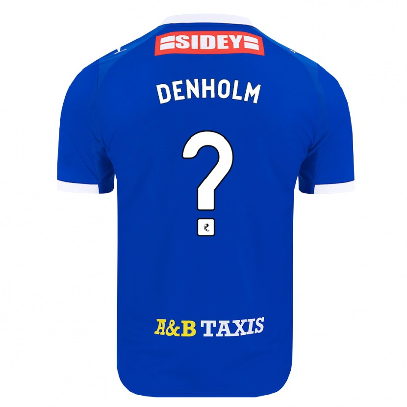 Danxen Heren Ben Denholm #0 Blauw Rood Geel Thuisshirt Thuistenue 2026/27 T-Shirt