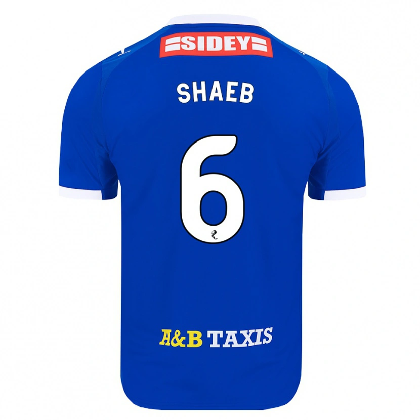 Danxen Heren Adam Shaeb #6 Blauw Rood Geel Thuisshirt Thuistenue 2026/27 T-Shirt