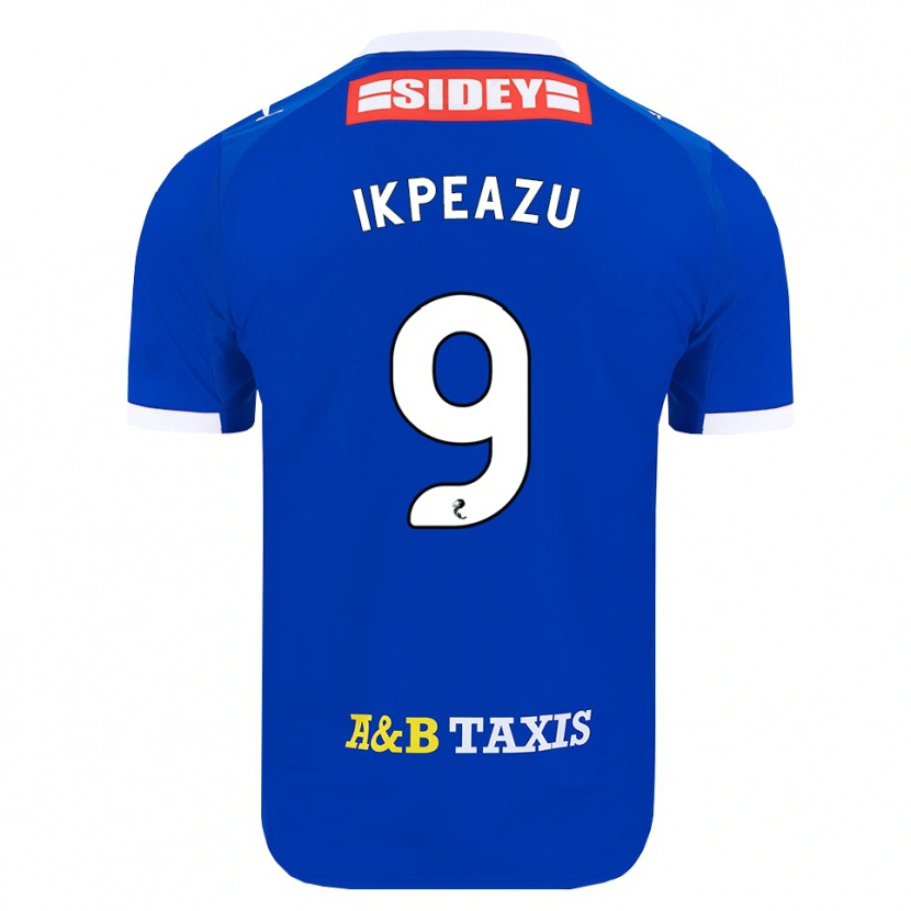Danxen Heren Uche Ikpeazu #9 Blauw Rood Geel Thuisshirt Thuistenue 2026/27 T-Shirt