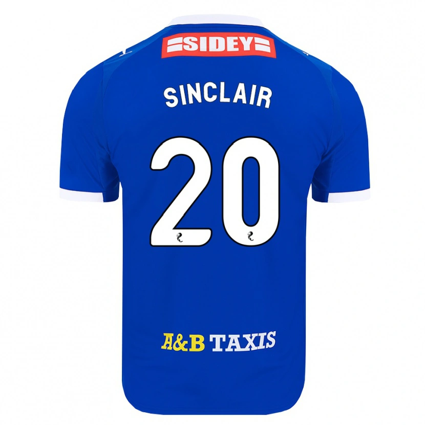 Danxen Heren Ross Sinclair #20 Blauw Rood Geel Thuisshirt Thuistenue 2026/27 T-Shirt