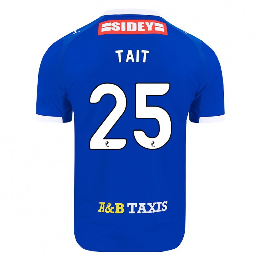Danxen Heren Macaulay Tait #25 Blauw Rood Geel Thuisshirt Thuistenue 2026/27 T-Shirt
