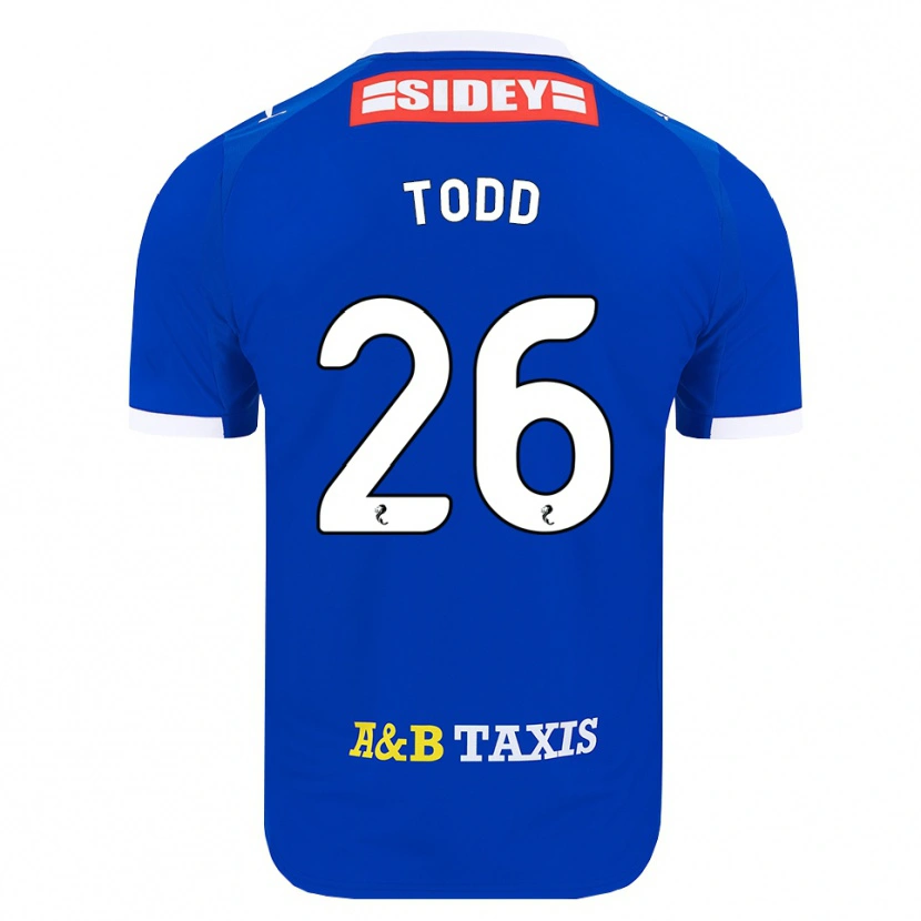 Danxen Heren Matty Todd #26 Blauw Rood Geel Thuisshirt Thuistenue 2026/27 T-Shirt