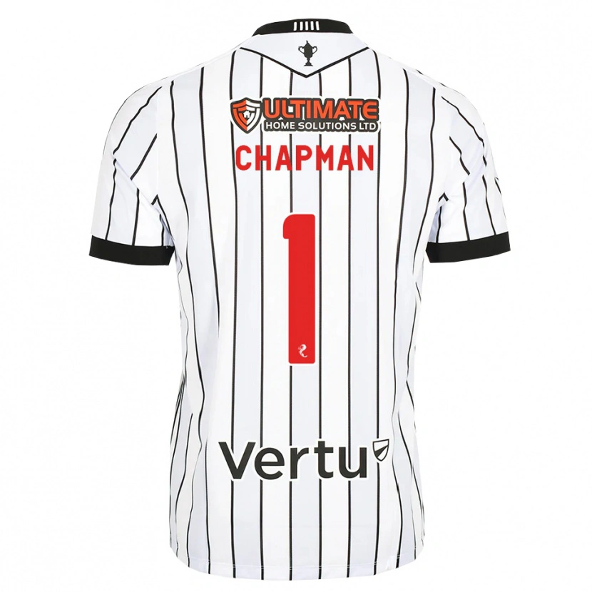 Danxen Heren Jacob Chapman #1 Wit Zwart Rood Thuisshirt Thuistenue 2026/27 T-Shirt