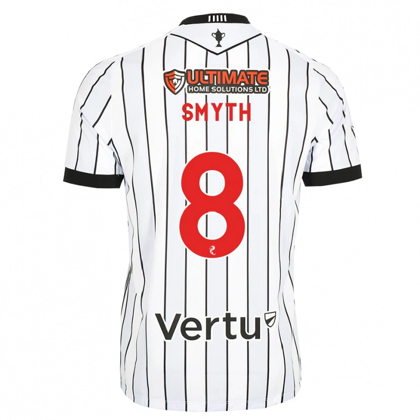 Danxen Heren Oisin Smyth #8 Wit Zwart Rood Thuisshirt Thuistenue 2026/27 T-Shirt