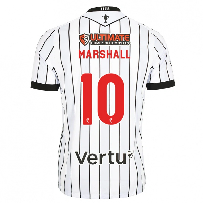 Danxen Heren Lewis Marshall #10 Wit Zwart Rood Thuisshirt Thuistenue 2026/27 T-Shirt