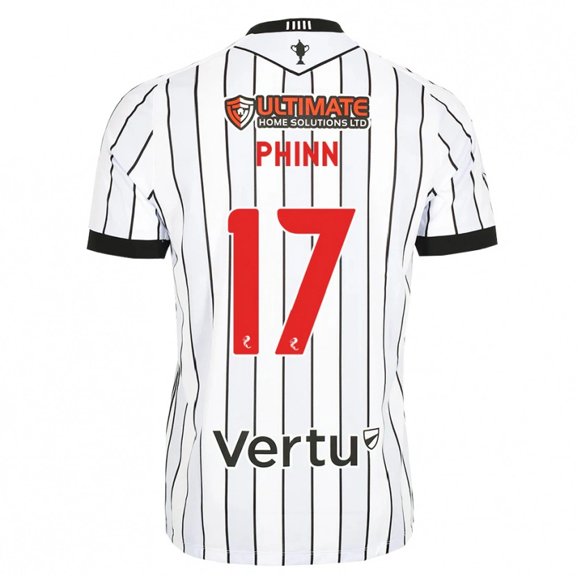Danxen Heren Shaun Phinn #17 Wit Zwart Rood Thuisshirt Thuistenue 2026/27 T-Shirt
