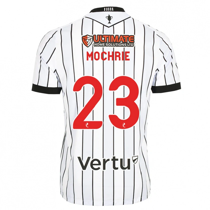 Danxen Heren Chris Mochrie #23 Wit Zwart Rood Thuisshirt Thuistenue 2026/27 T-Shirt