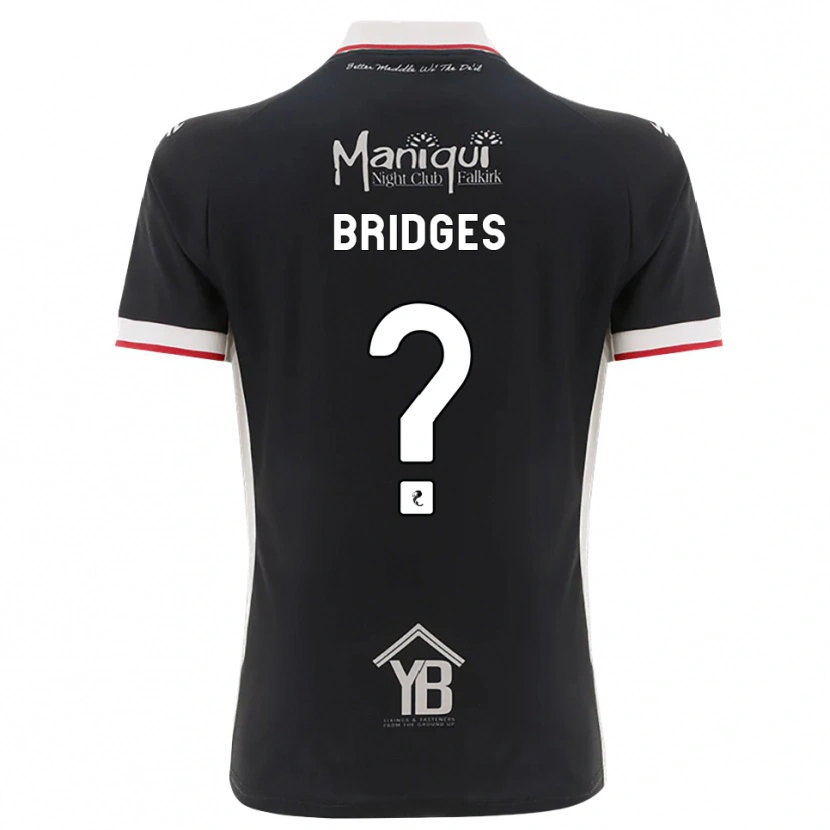 Danxen Heren Iona Bridges #0 Zwart Wit Rood Thuisshirt Thuistenue 2026/27 T-Shirt