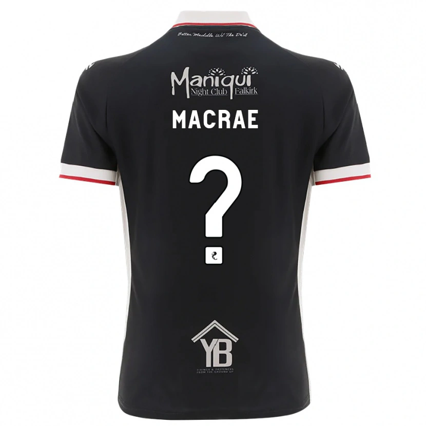 Danxen Heren Jane Macrae #0 Zwart Wit Rood Thuisshirt Thuistenue 2026/27 T-Shirt