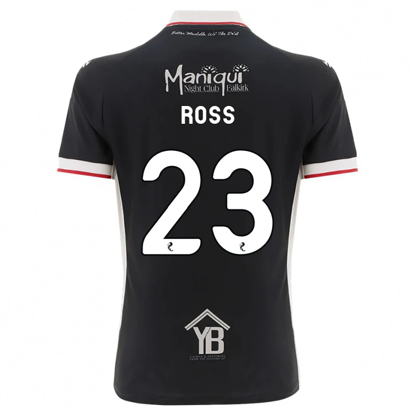 Danxen Heren Ethan Ross #23 Zwart Wit Rood Thuisshirt Thuistenue 2026/27 T-Shirt