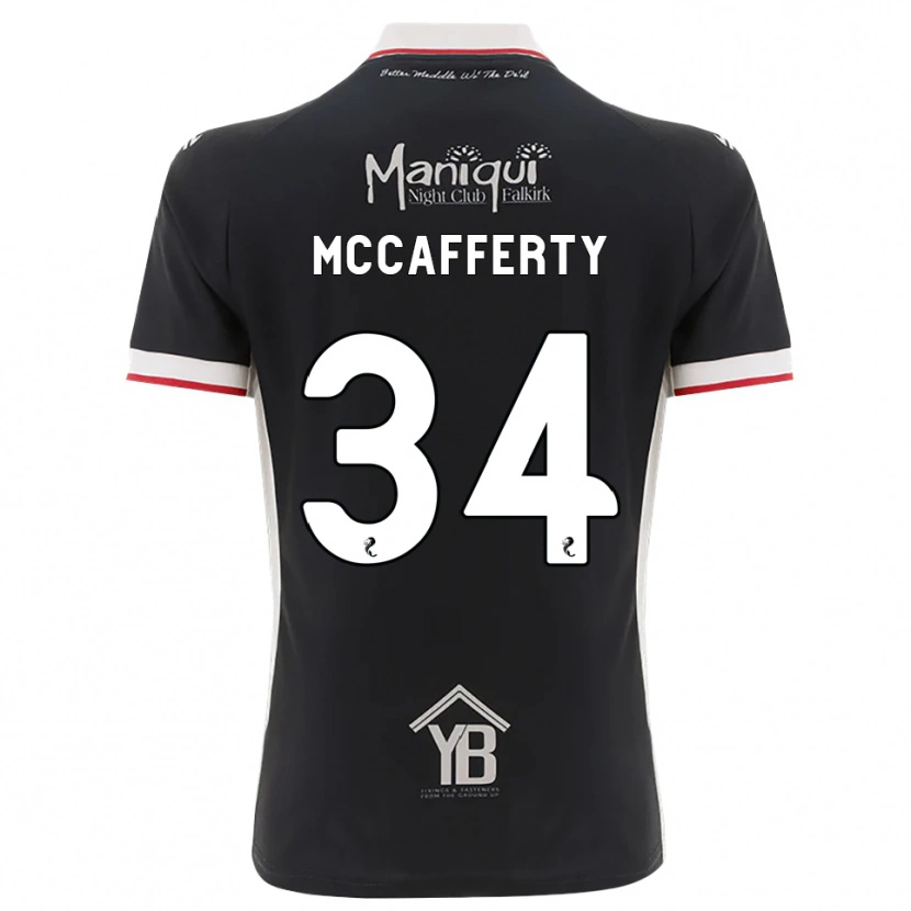 Danxen Heren Flynn Mccafferty #34 Zwart Wit Rood Thuisshirt Thuistenue 2026/27 T-Shirt