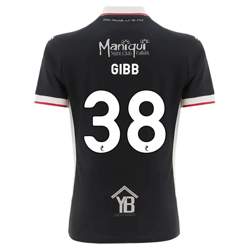 Danxen Heren Thomas Gibb #38 Zwart Wit Rood Thuisshirt Thuistenue 2026/27 T-Shirt